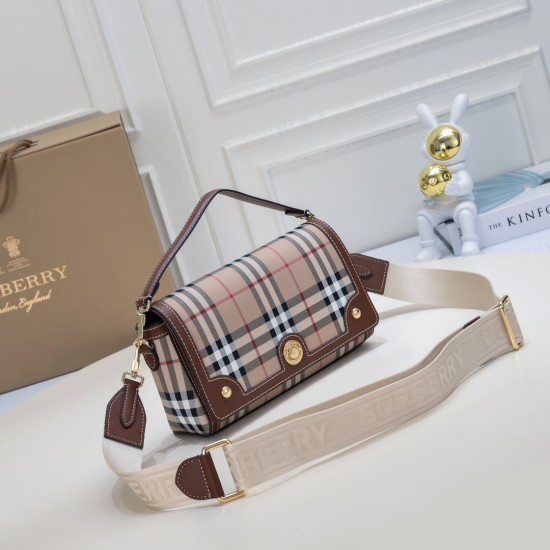 BURBERRY Top Handle Note Bag