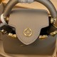 LOUIS VUITTON Taurillon Flower Crown Capucines Mini 