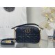 DIOR Small Caro Top Handle Camera Bag