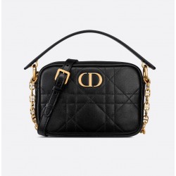 DIOR Small Caro Top Handle Camera Bag