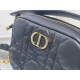 DIOR Small Caro Top Handle Camera Bag