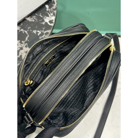 Prada Re Edition 1978 Recycled Nylon and Saffiano Leather Mini Shoulder Bag