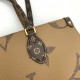 Louis Vuitton Onthego Monogram Giant Reverse MM Brown