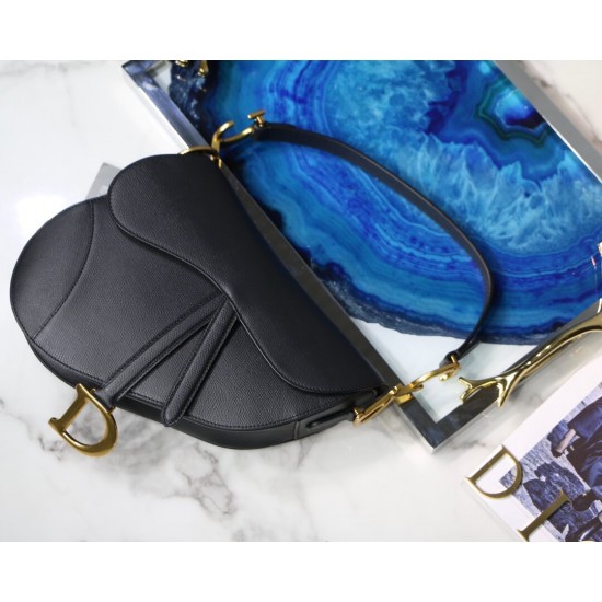 Dior Saddle Bag Calfskin Black