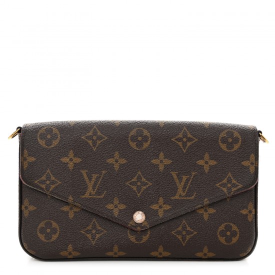 Louis Vuitton Monogram Pochette Felicie Chain Wallet