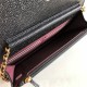 Chanel Caviar Quilted Wallet on Chain WOC Black