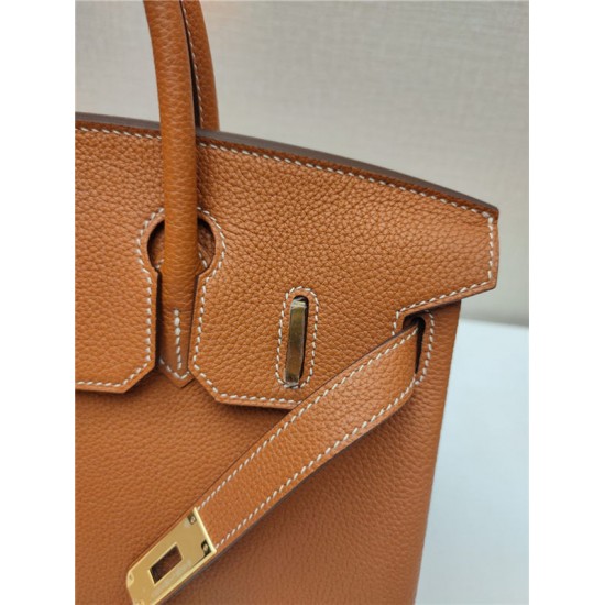  HERMES Togo Birkin 30 Gold