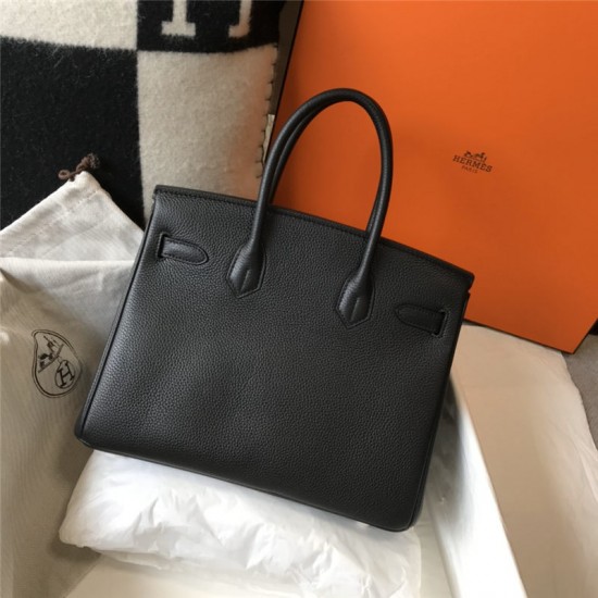 HERMES Togo Birkin 30 Black