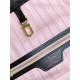 Louis Vuitton Damier Ebene Neo Neverfull MM Rose Ballerine